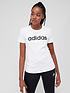 adidas-essentials-linear-slim-t-shirt-whiteblackfront
