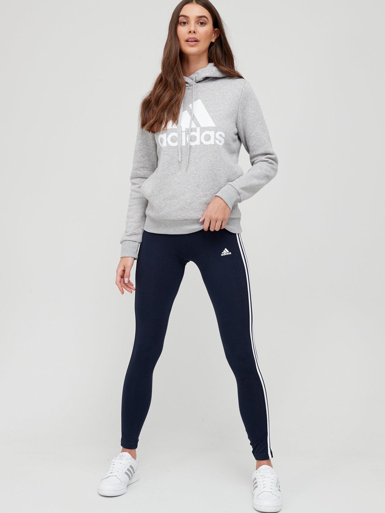 adidas Sportswear Women's Sportswear 3 Stripes Leggings - BLUE