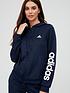  image of adidas-essentials-linear-tracksuit-navywhite