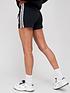  image of adidas-essentials-3-stripes-single-jersey-shorts-blackwhite
