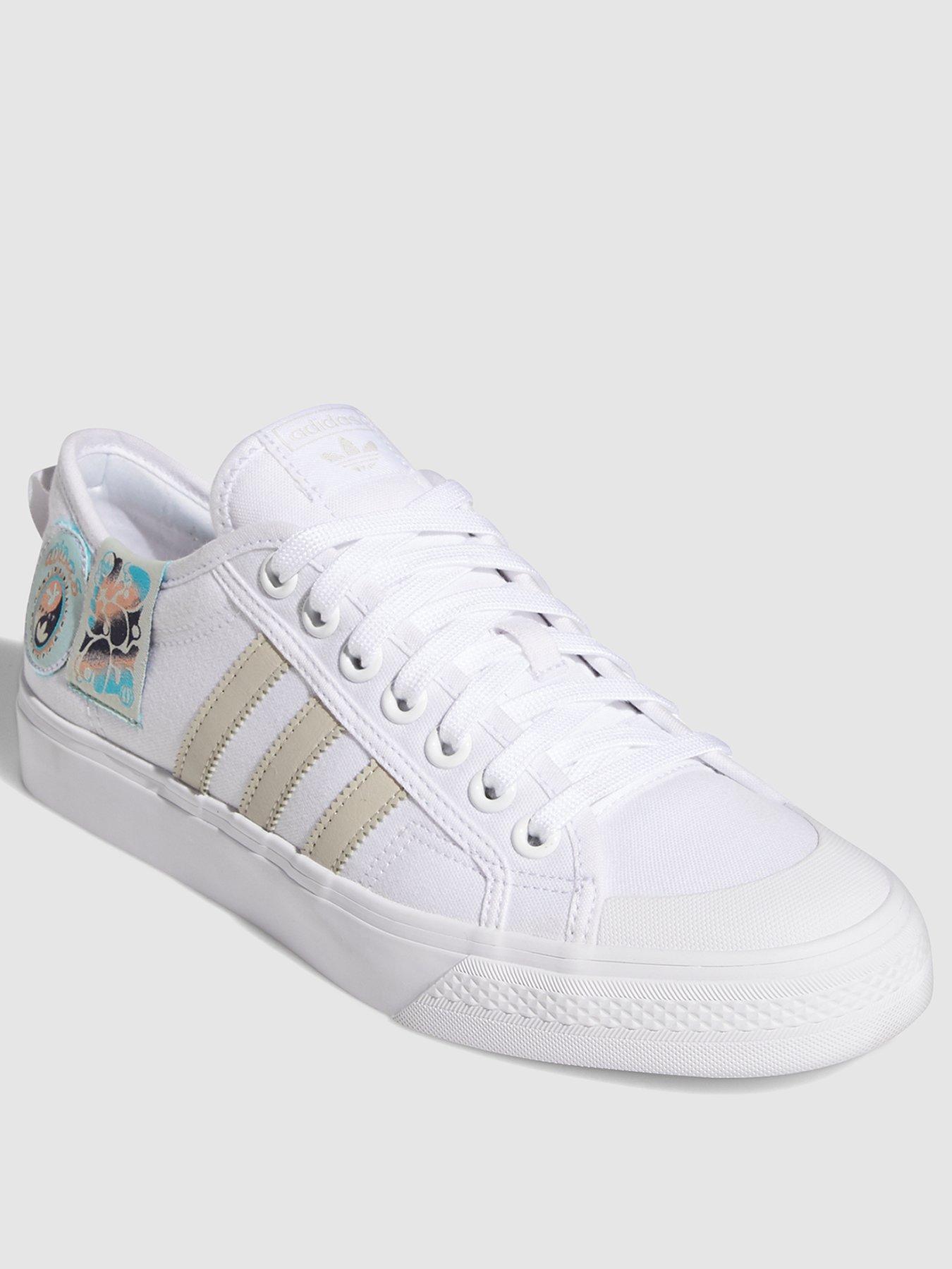 adidas nizza white size 8