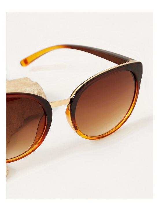 back image of monsoon-perla-preppy-sunglasses