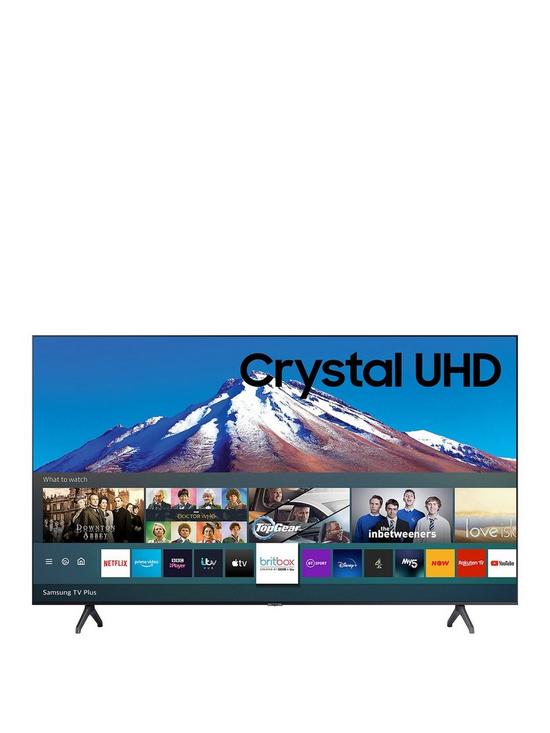 front image of samsung-2020-43-inch-tu7020-crystal-uhd-4k-hdr-smart-tv-black