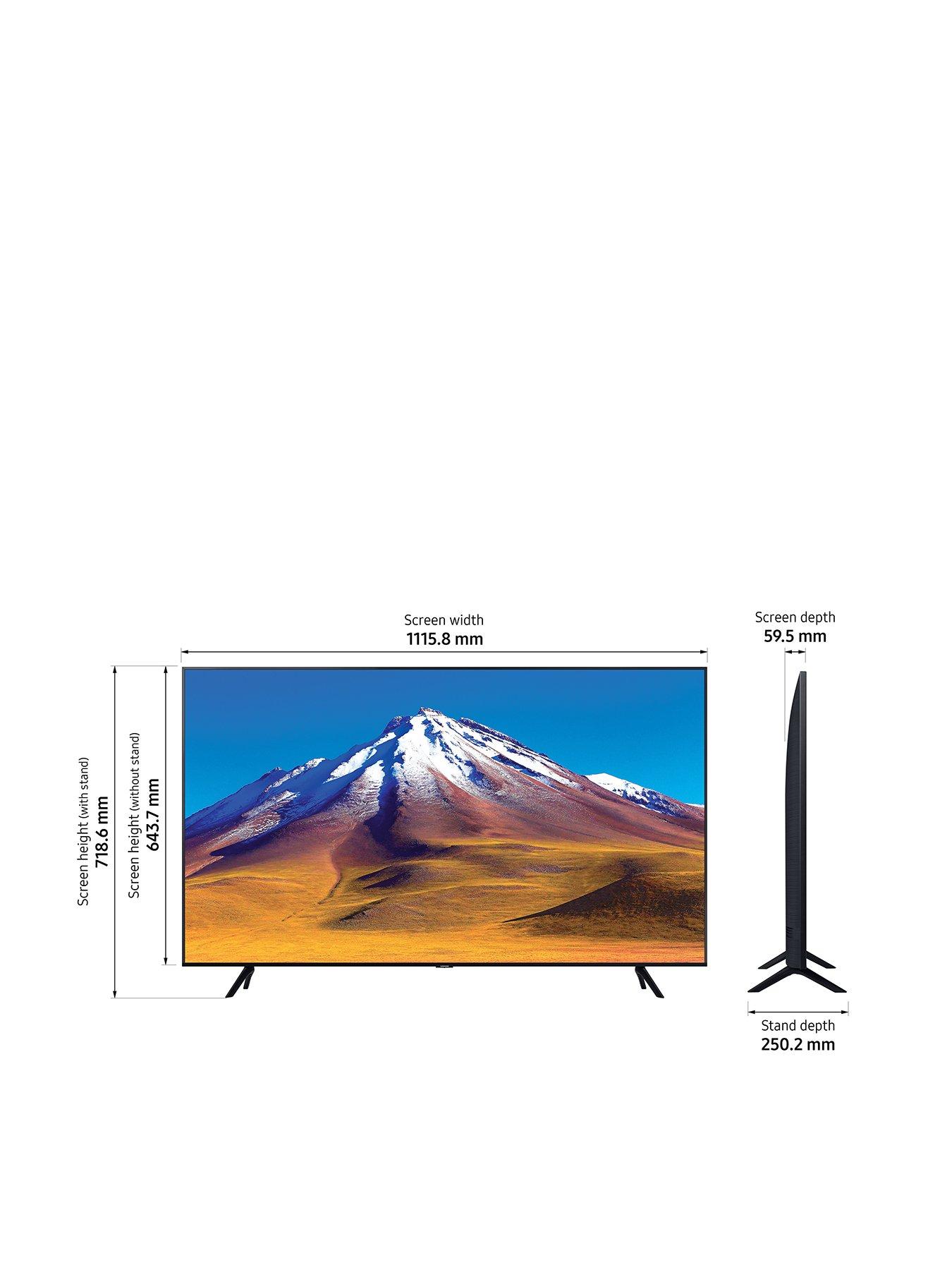 Samsung 2020 50 inch TU7020, Crystal UHD, 4K HDR, Smart TV - Black |  littlewoods.com