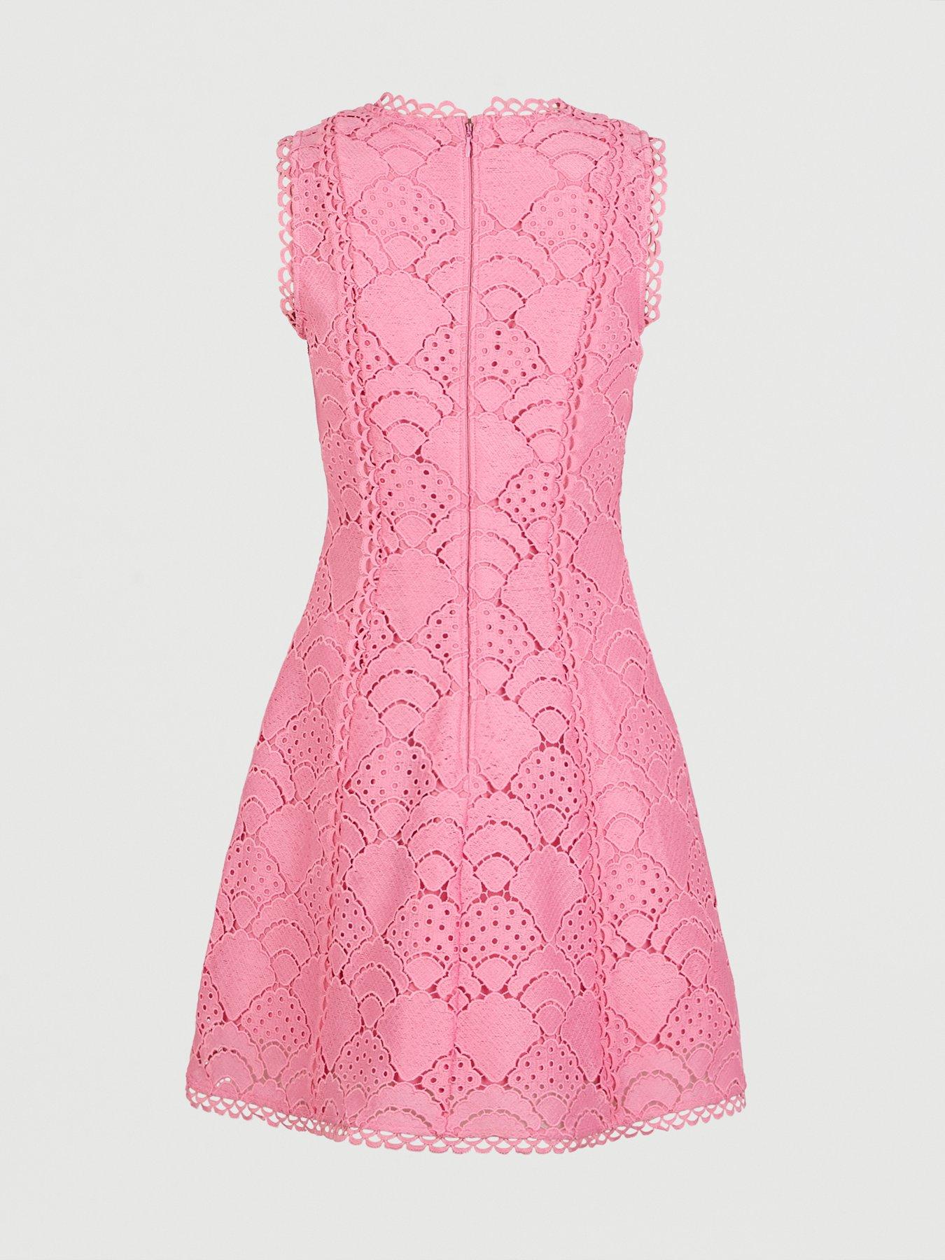 michelle keegan lace skater dress