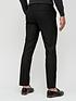 image of river-island-skinny-fit-twill-suit-trousers-black
