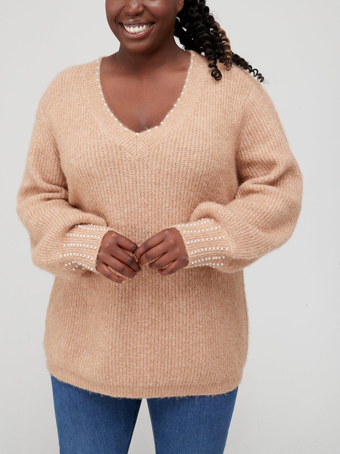 plus size white jumper