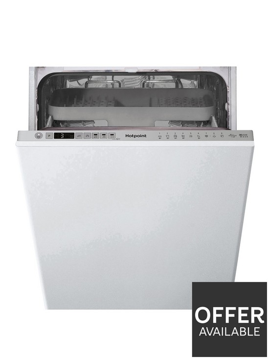 front image of hotpoint-hsio3t223wceuknnbspslimline-integrated-dishwasher