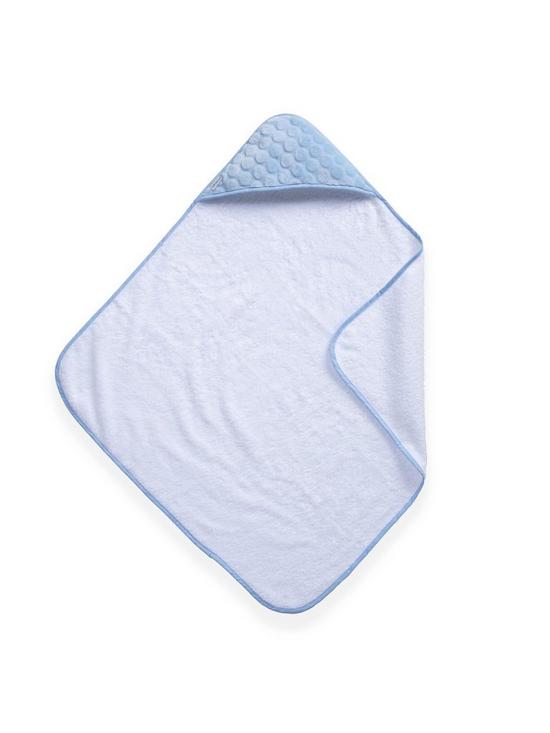 front image of clair-de-lune-marshmallow-hooded-towel--nbspblue