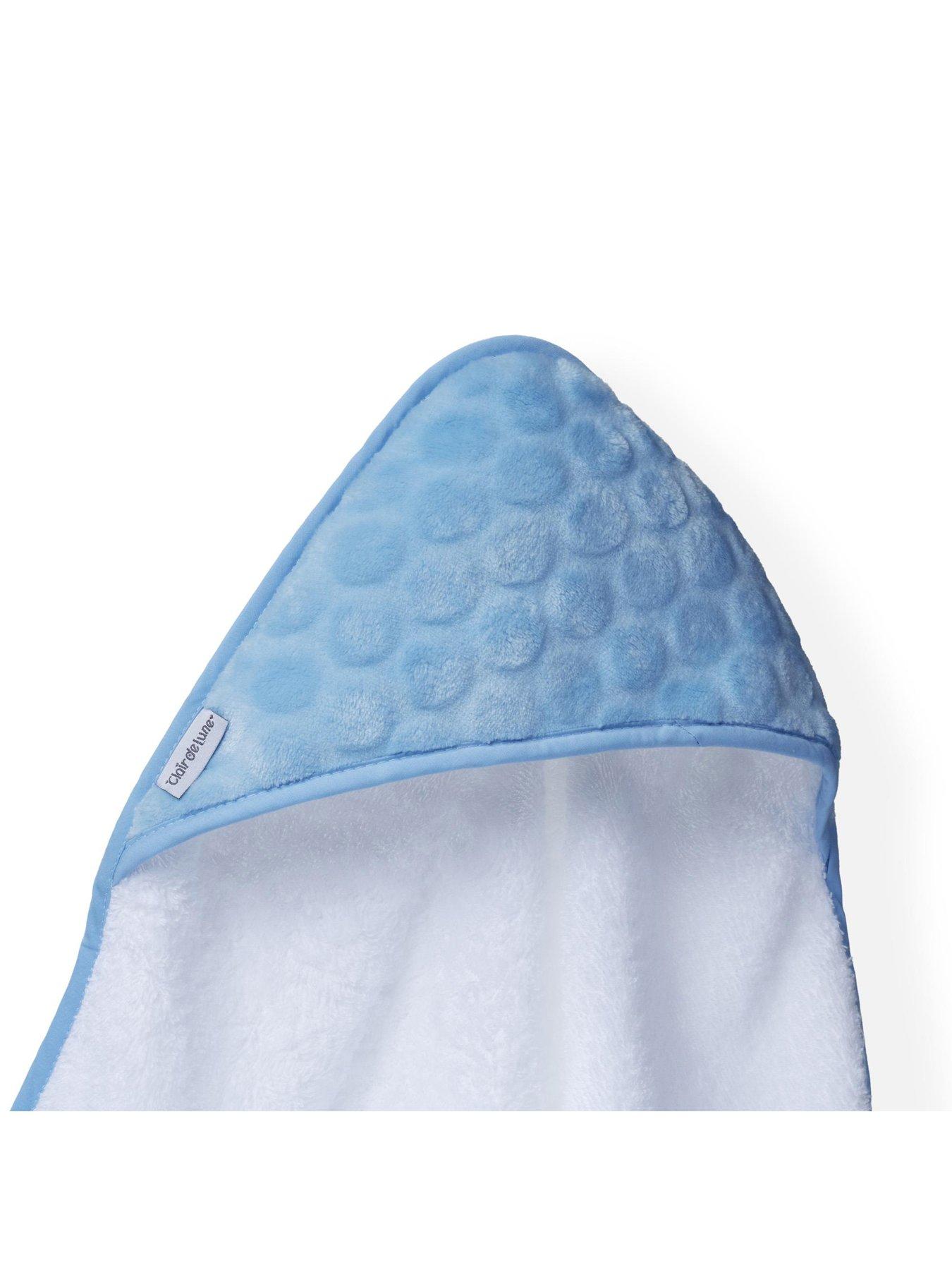 Image 4 of 6 of Clair De Lune Marshmallow Baby Hooded Towel (70 x 70 cm) - Blue
