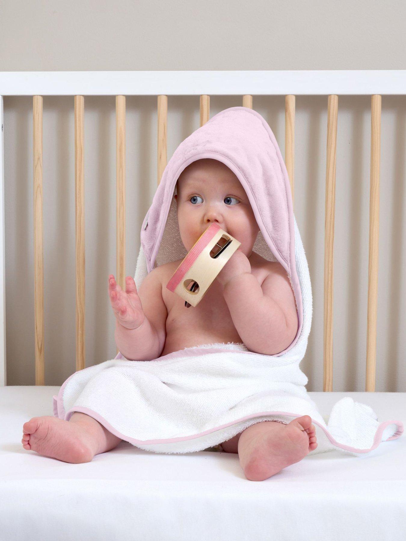 Clair De Lune Marshmallow Baby Hooded Towel (70 x 70 cm) - Pink