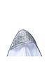  image of clair-de-lune-marshmallow-hooded-towel-grey