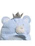  image of clair-de-lune-little-bear-hooded-blanket-blue