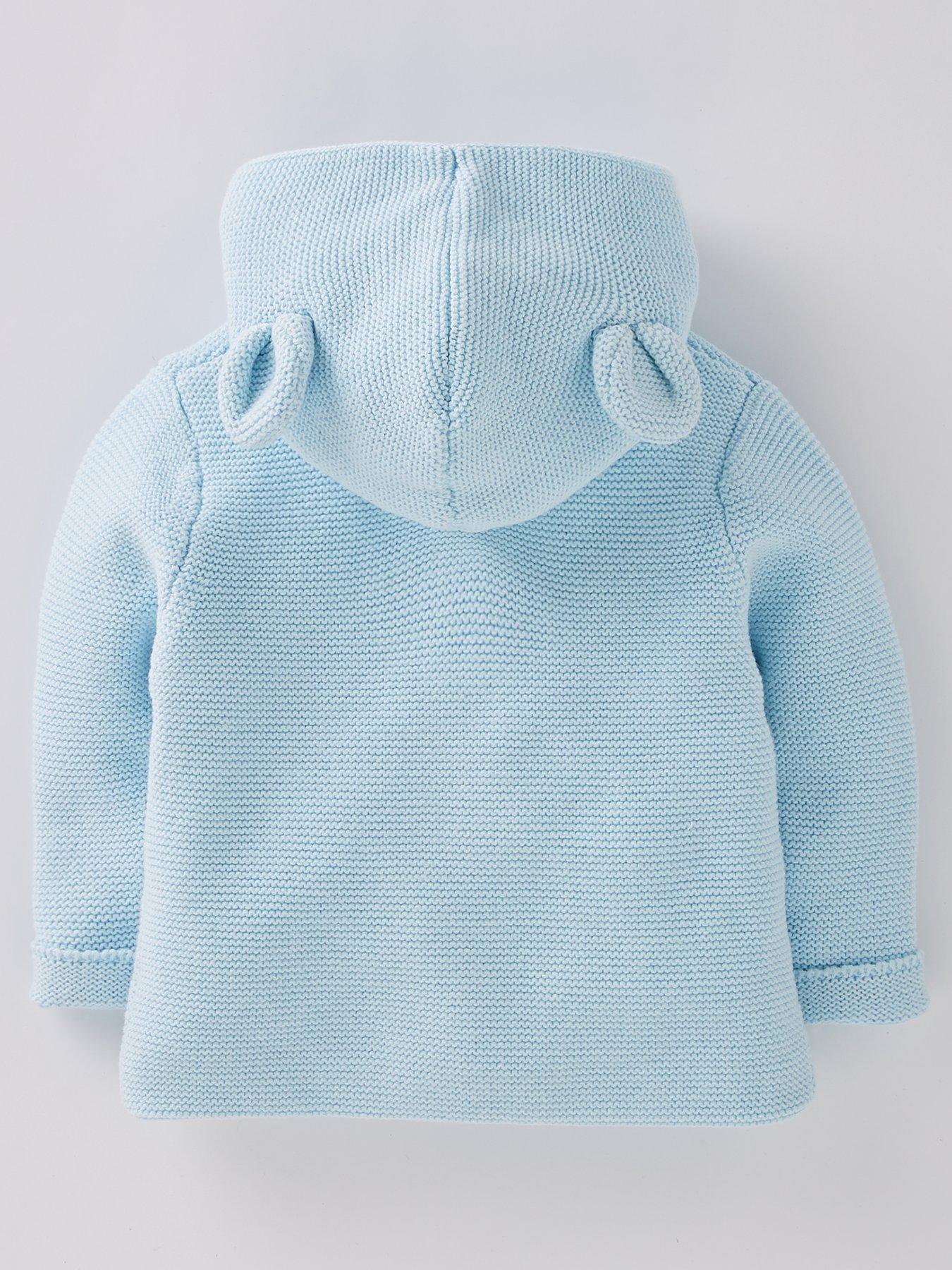 Image 2 of 3 of Mini V by Very Baby Boy&nbsp;Lined Cardigan - Blue&nbsp;