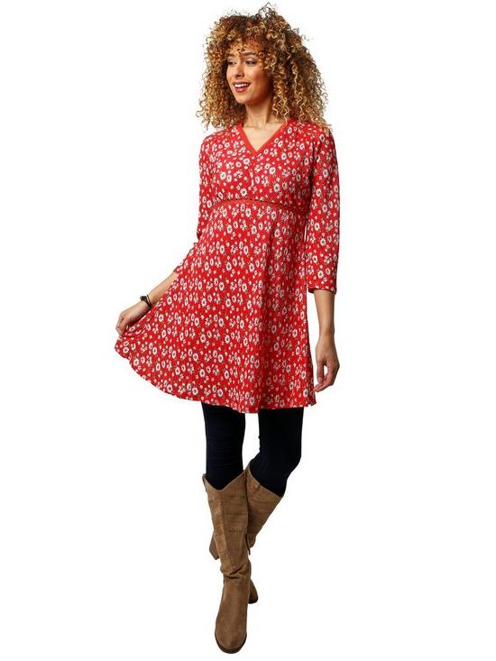 front image of joe-browns-plisse-tunic
