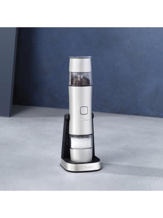 stillFront image of cuisinart-rechargeablenbspseasoning-mill-frosted-pearl