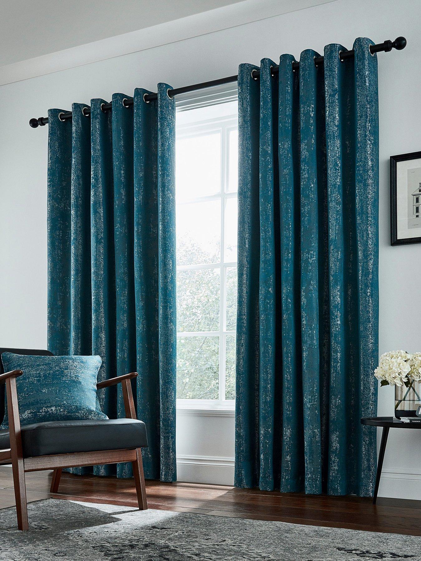 undefined Roma Lined Eyelet Curtains