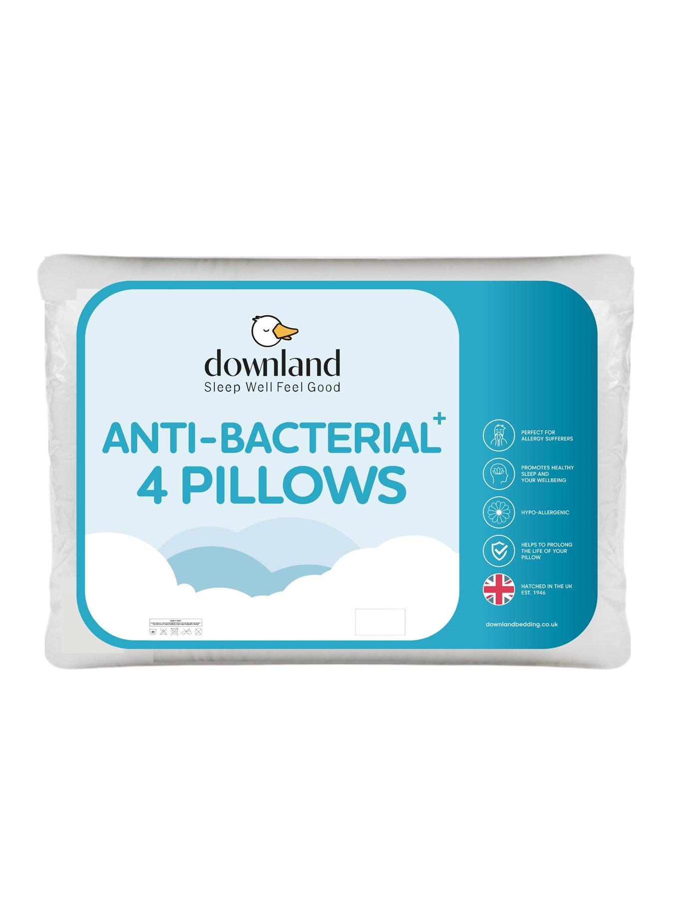 very-home-anti-bacterial-4-pack-pillows-white