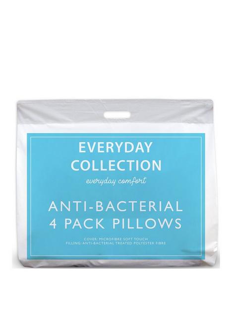 very-home-anti-bacterial-4-pack-pillows-white