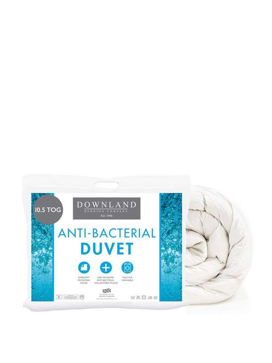 front image of everyday-collection-anti-bacterial-105-tog-duvet-white