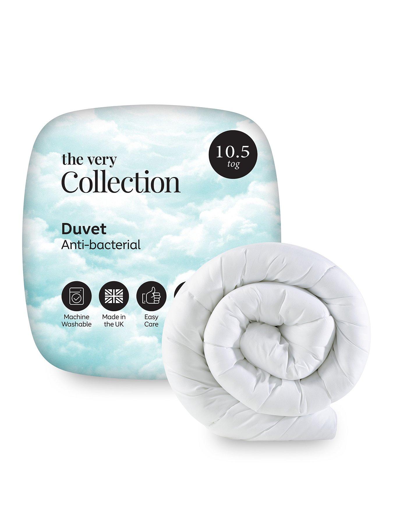 Image 1 of 6 of The Very Collection Anti-bacterial 10.5 Tog Duvet - White