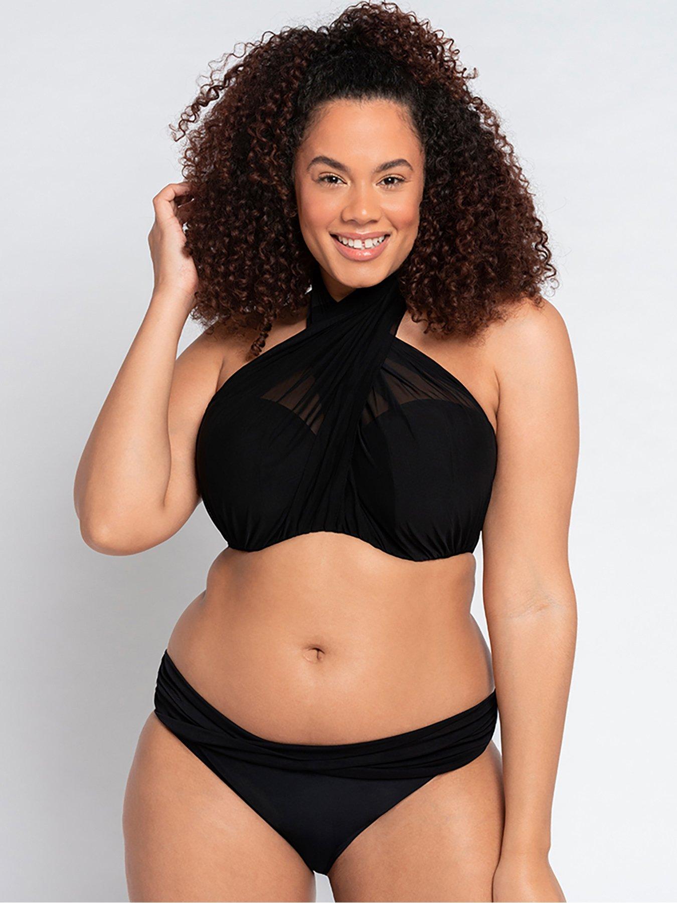 Curvy Kate Wrapsody Multiway Bikini Top - Black