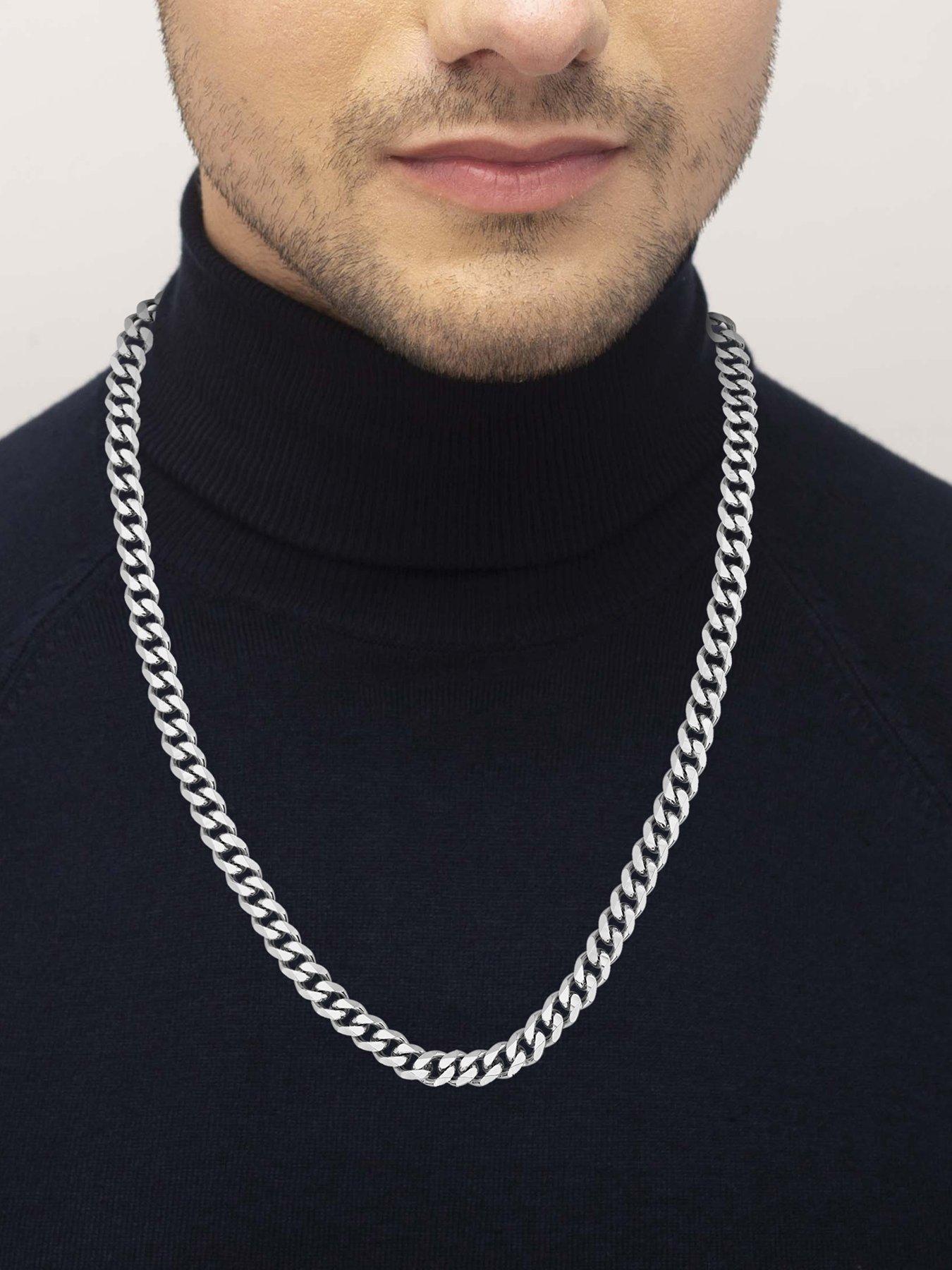  image of boss-chain-for-him-stainless-steel-gents-necklace