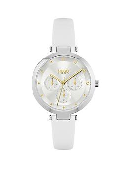 hugo-hugo-hope-multi-silver-white-dial-and-white-leather-strap-ladies-watch