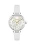 hugo-hugo-hope-multi-silver-white-dial-and-white-leather-strap-ladies-watchfront