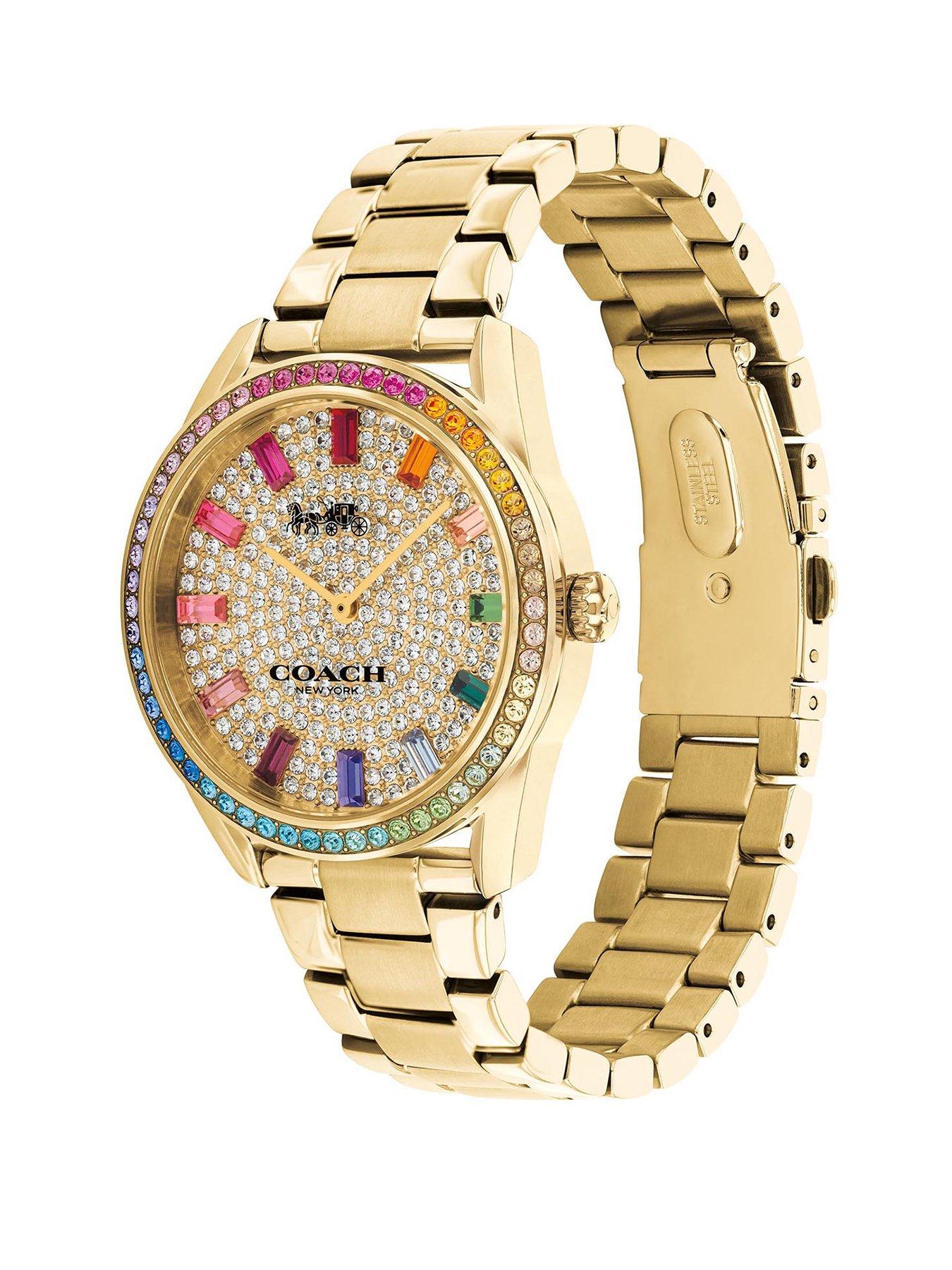 Coach hotsell rainbow watch