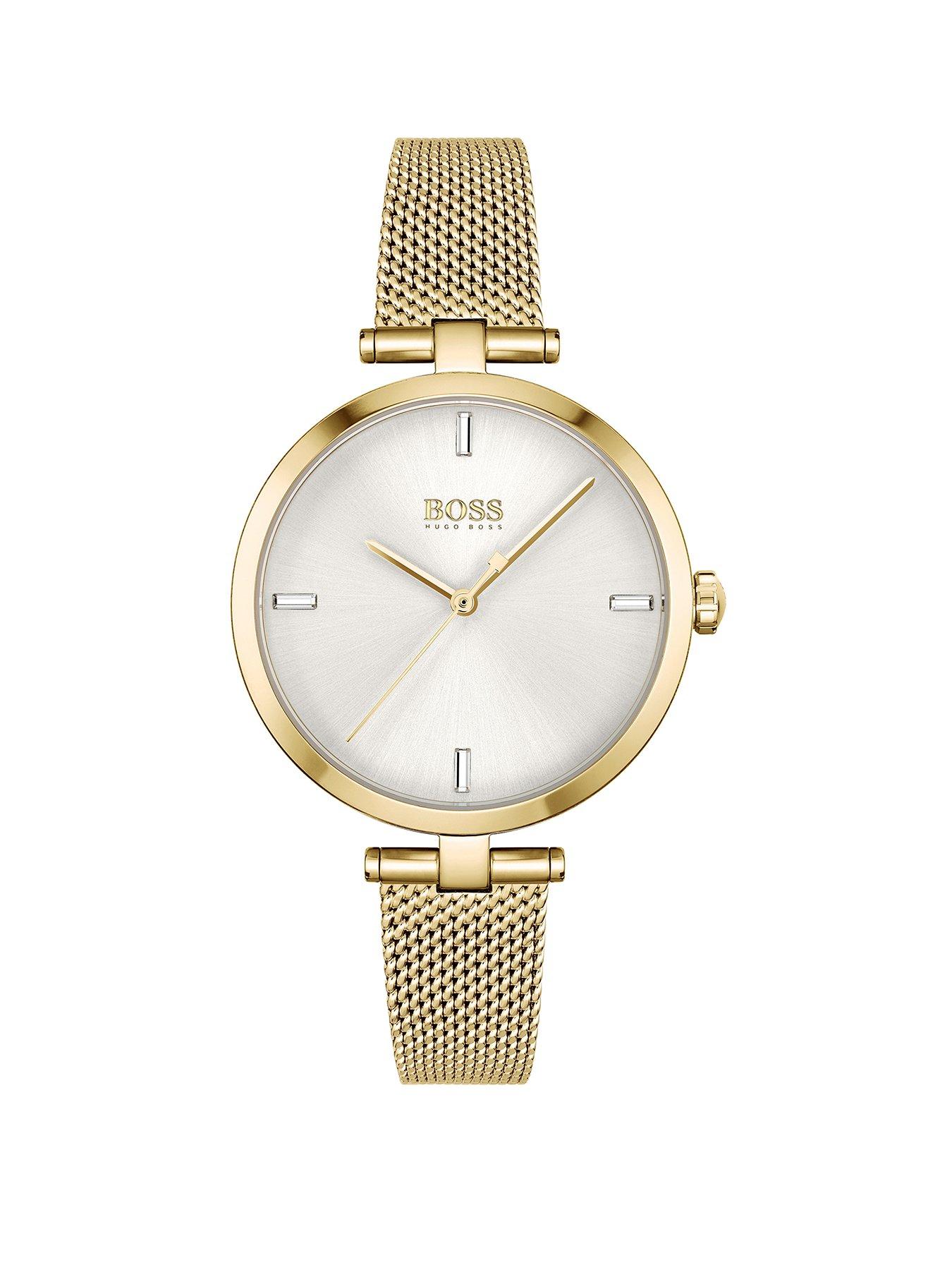 boss ladies watch and bracelet gift set