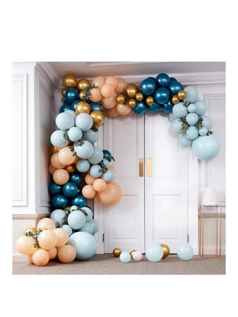ginger-ray-large-balloon-arch-jubilee-greens-amp-gold-chrome