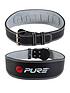 pure2improve-deluxe-padded-leather-and-suede-weightlifting-belt-smallfront