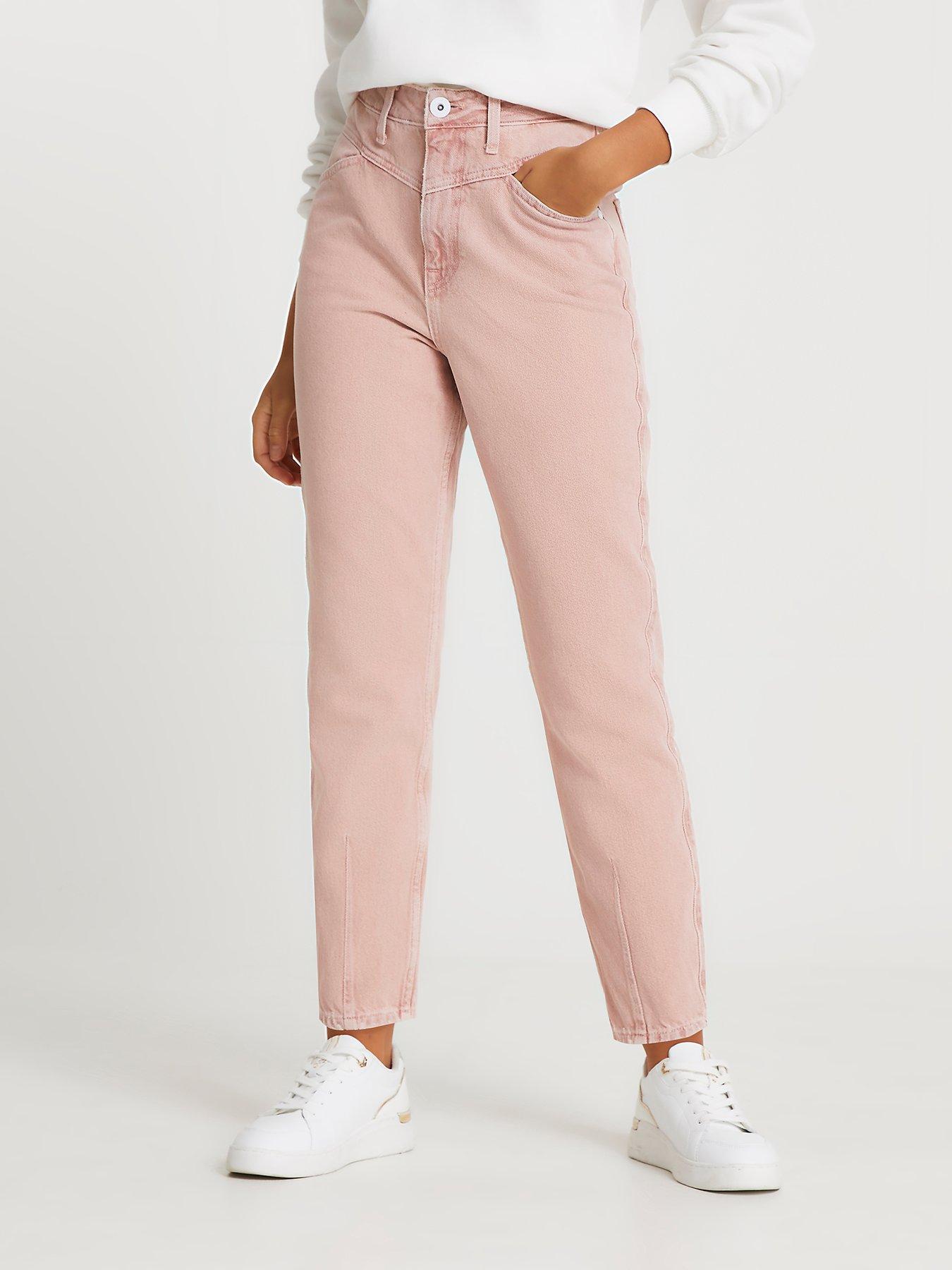 river island carrie high rise mom jeans