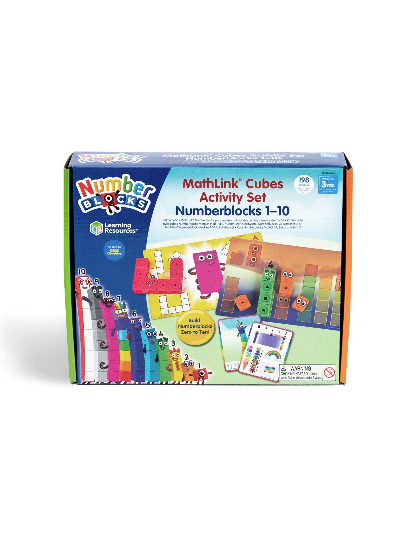 LEARNING RESOURCES Mathlink® Cubes Numberblocks 1-10 Activity Set ...