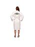  image of friends-central-perk-white-ladies-hoodless-robe