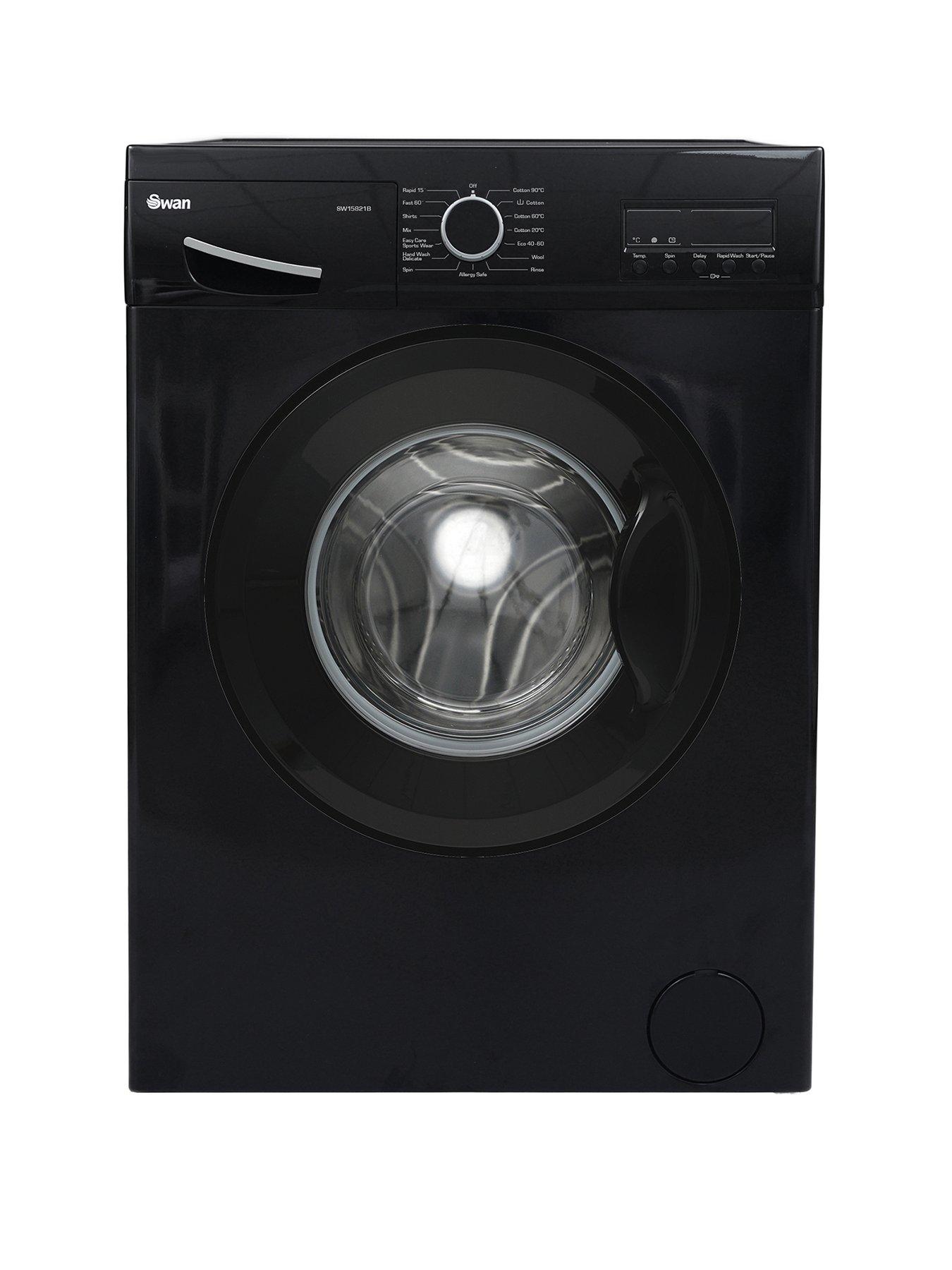 undefined SW15821B 7kg Load, 1200 Spin Washing Machine - Black