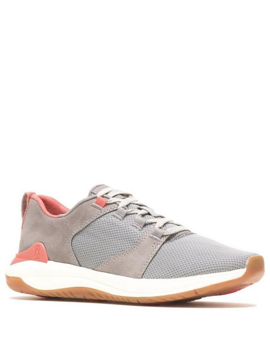 front image of hush-puppies-basil-pt-lace-up-trainer-grey