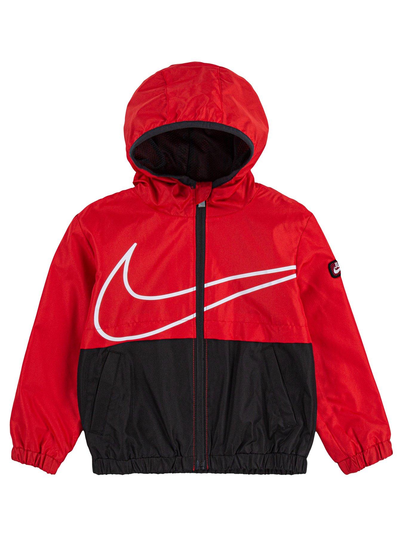 Nike Younger Swoosh Windbreaker Jacket Red