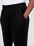  image of v-by-very-curve-jersey-cuffed-leg-trousers-black