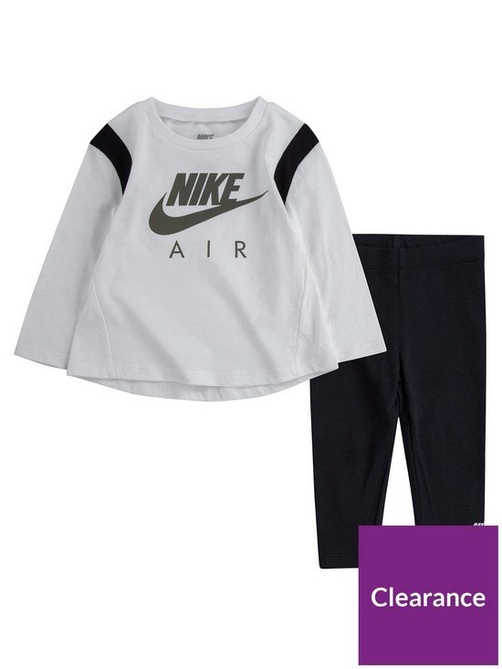 front image of nike-younger-air-legging-set