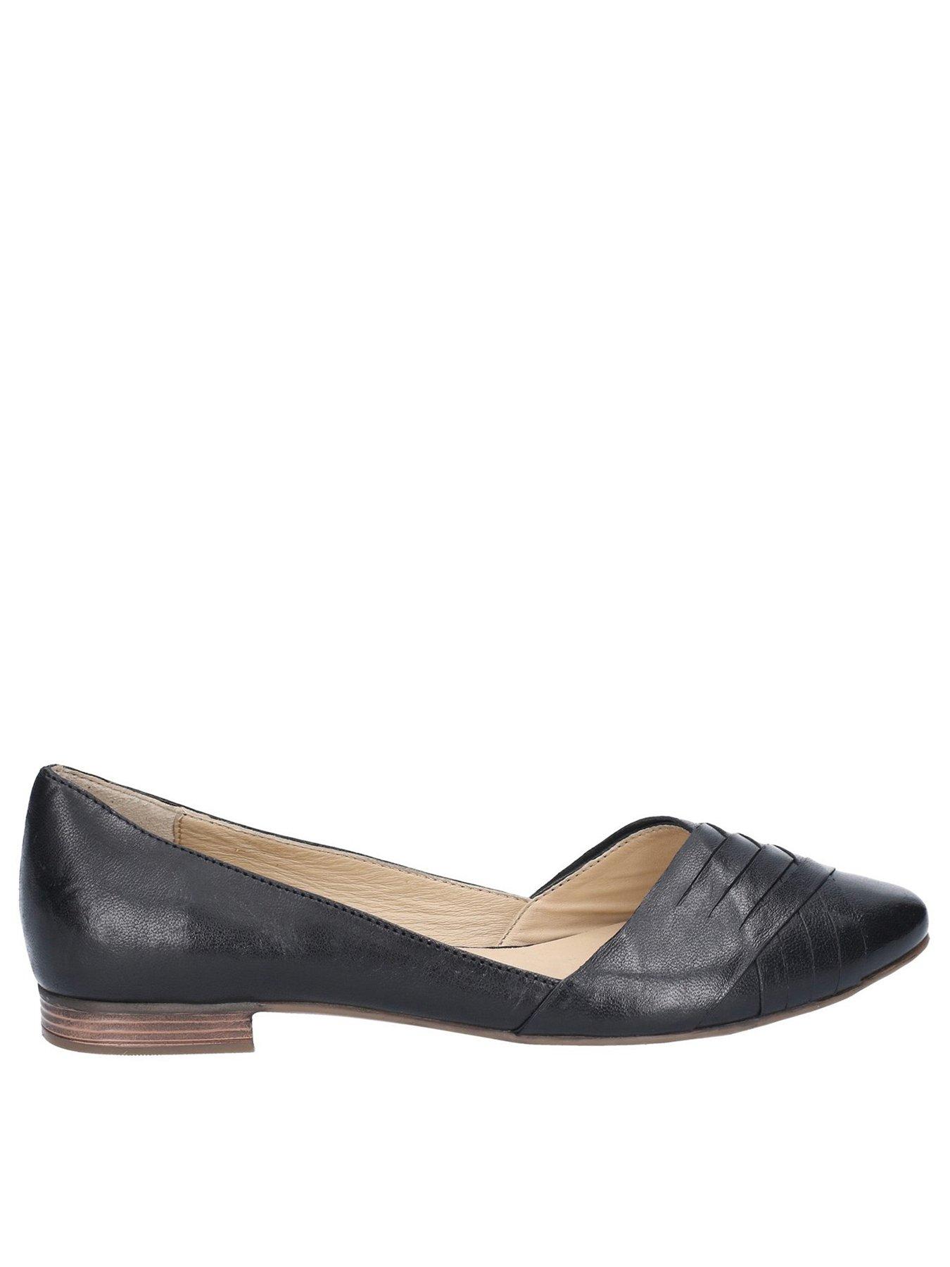  image of hush-puppies-marley-ballerina-black