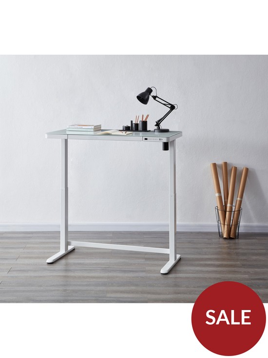 stillFront image of koble-juno-desk-with-wireless-charging-usb-charging-and-electric-height-adjustmentnbsp-nbspwhite