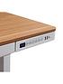 image of koble-juno-desk-with-wireless-charging-and-electric-height-adjustment--nbspoakwhite