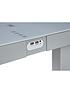  image of koble-lana-20-desk-with-wireless-charging-bluetooth-speakers-and-electric-height-adjustmentnbsp--grey
