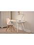  image of koble-tori-desk-with-wireless-charging-speakers-and-bluetooth-connection-white
