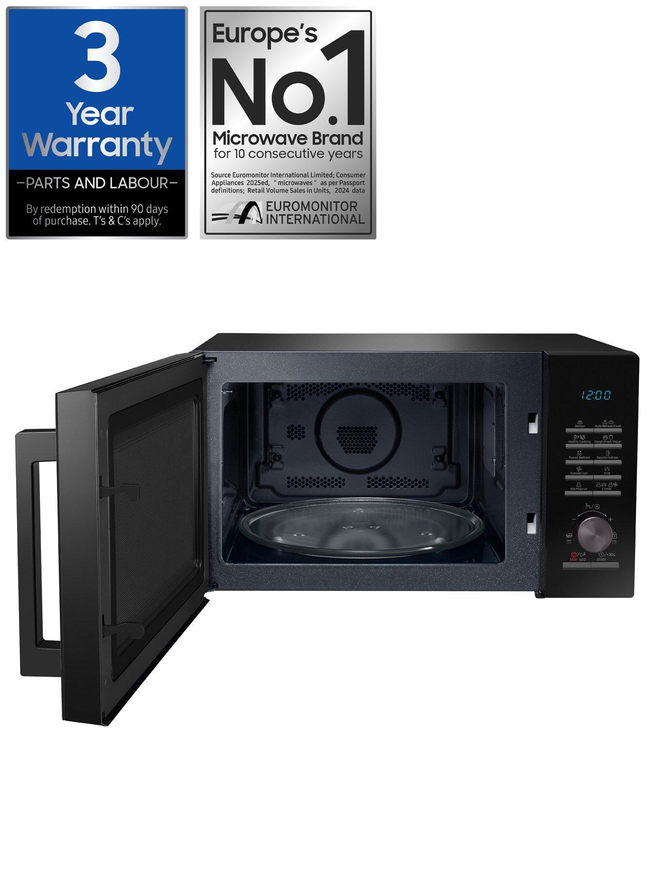  image of samsung-mc28a5135ckeu-28-litre-convection-microwave-oven-with-slim-frytrade-technology-black