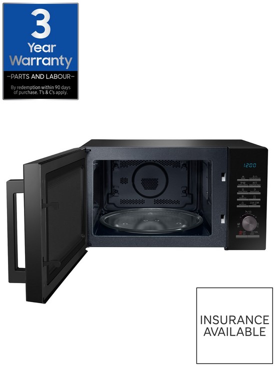 stillFront image of samsung-mc28a5135ck-28-litre-convection-microwave-oven-with-slim-frytrade-technology-black
