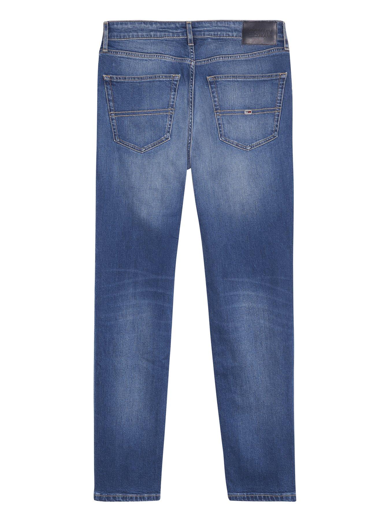 Tommy Jeans Scanton Slim Fit Mid Blue Stretch Jeans - Mid Wash
