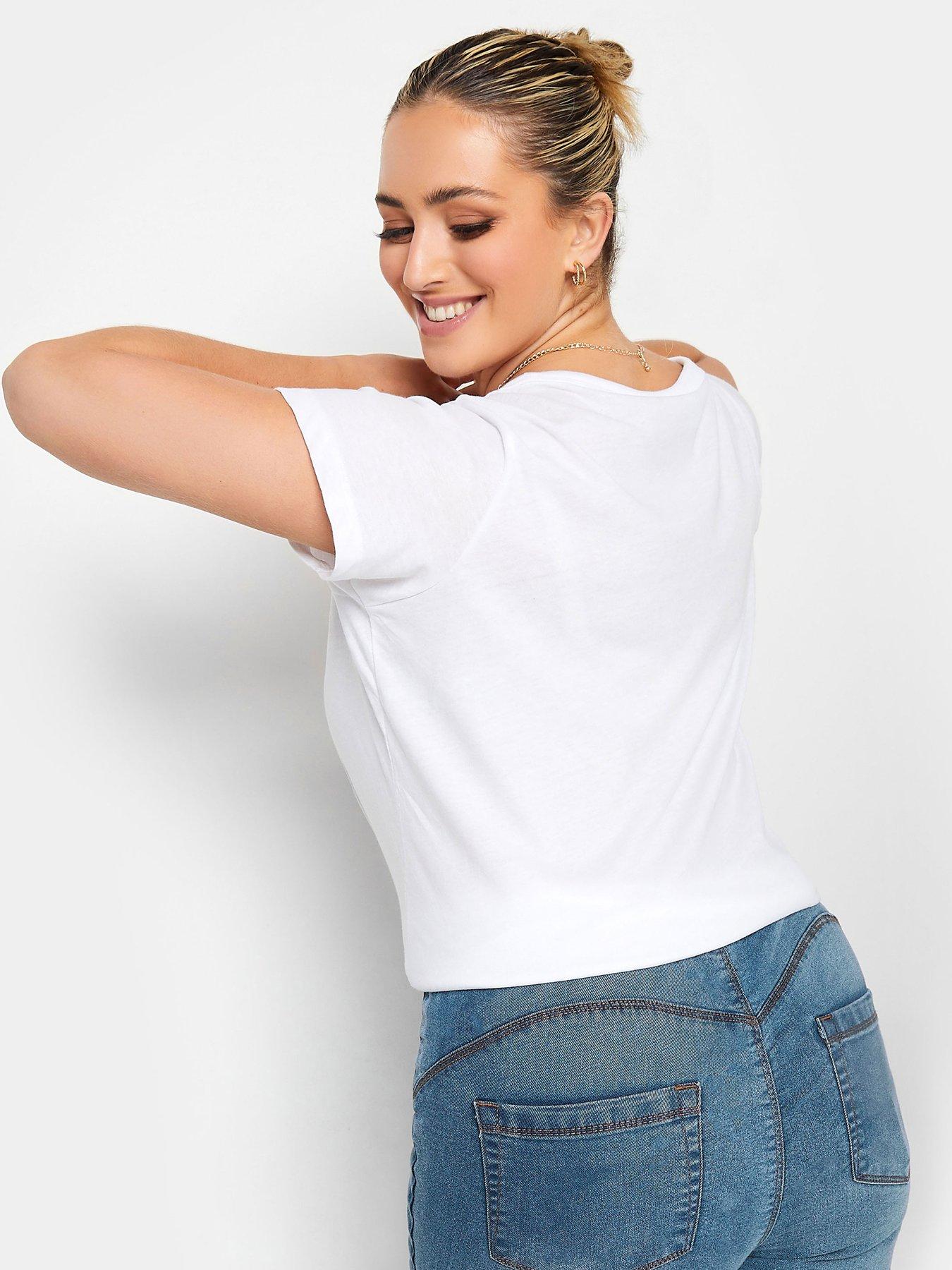 Image 4 of 4 of Yours Lola&nbsp;Bum Shaper Jegging -&nbsp;Mid Blue